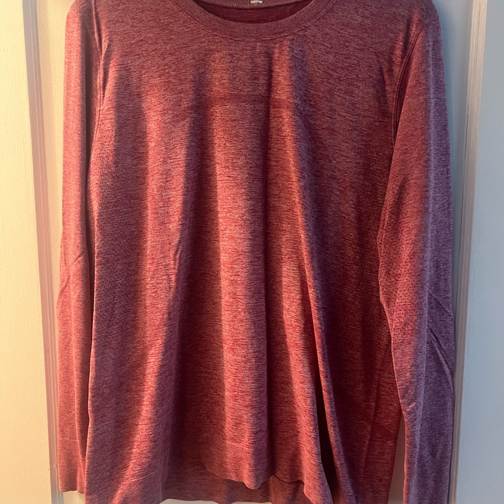 lululemon athletica Long Sleeve Tee - Heathered Red